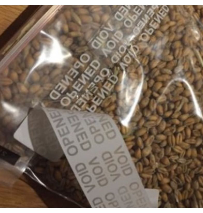 Coffee Bean Security Labels